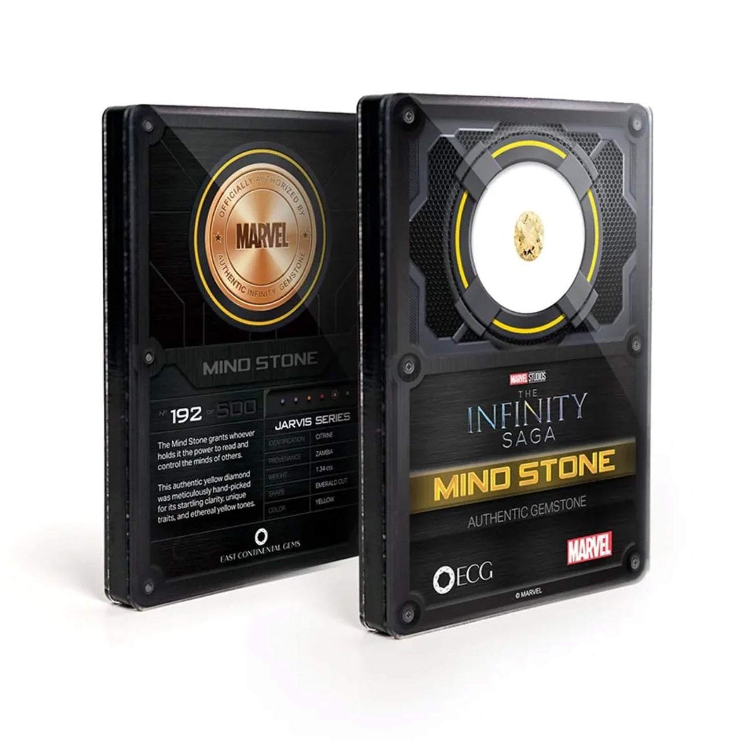 Infinity Saga Jarvis Series Mind Stone Scaled Replica