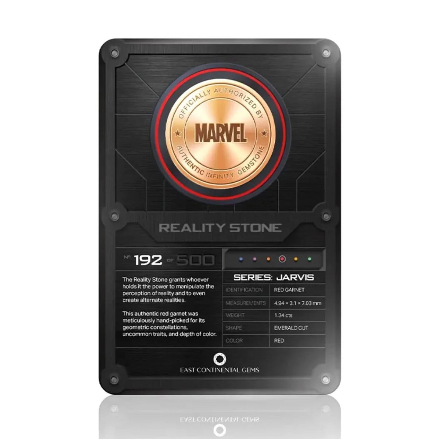 Infinity Saga Jarvis Series Reality Stone Scaled Replica