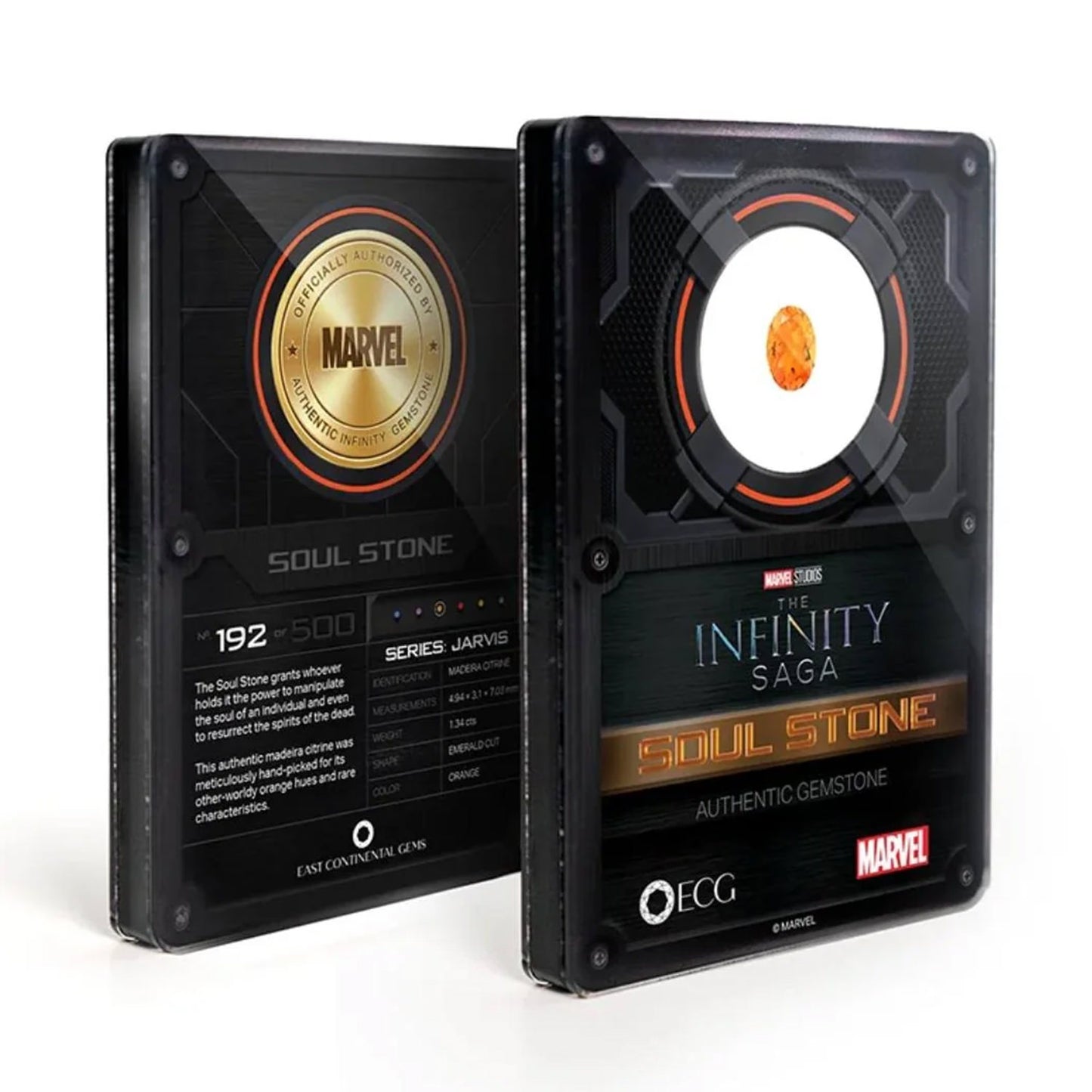 Infinity Saga Jarvis Series Soul Stone Scaled Replica