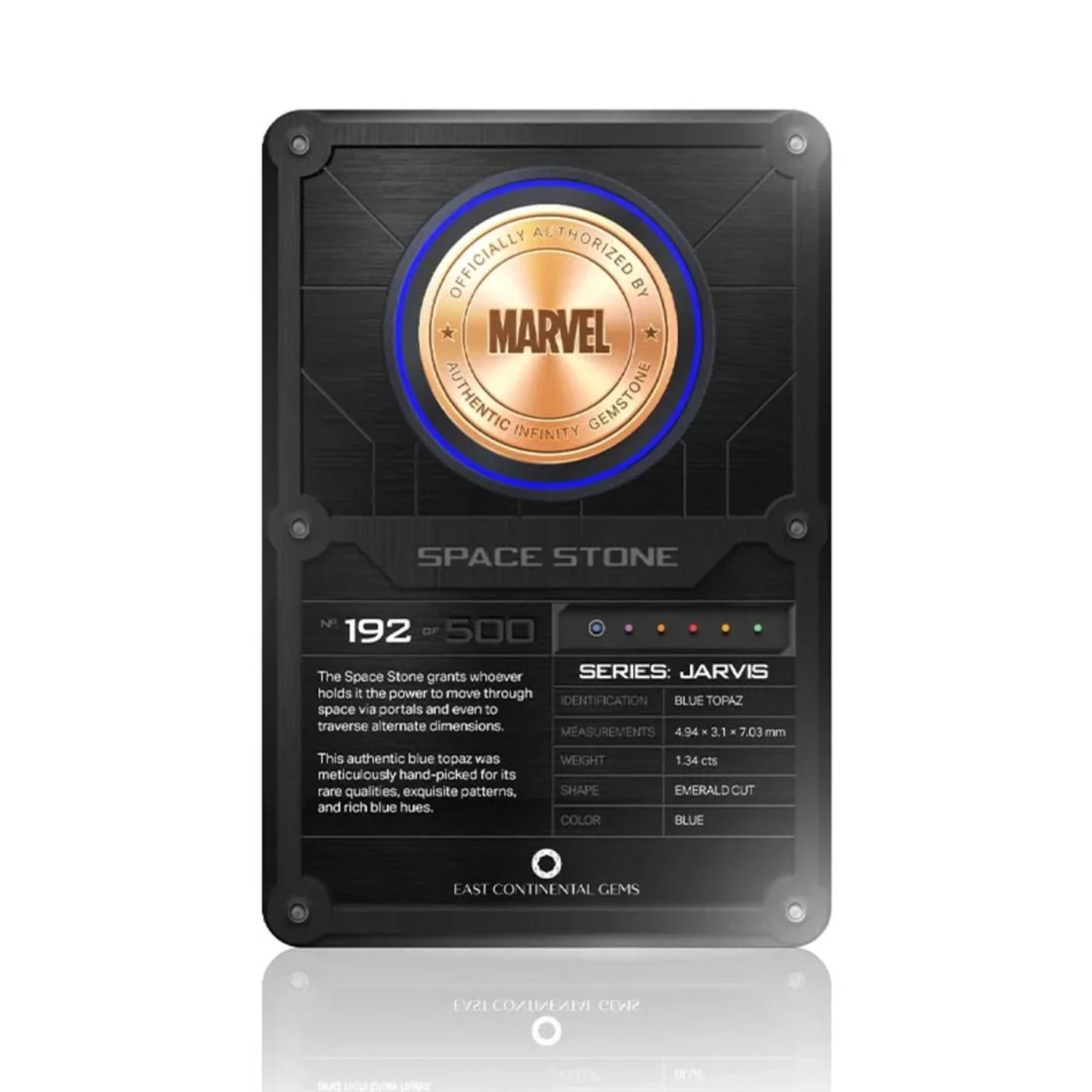 Infinity Saga Jarvis Series Space Stone Scaled Replica