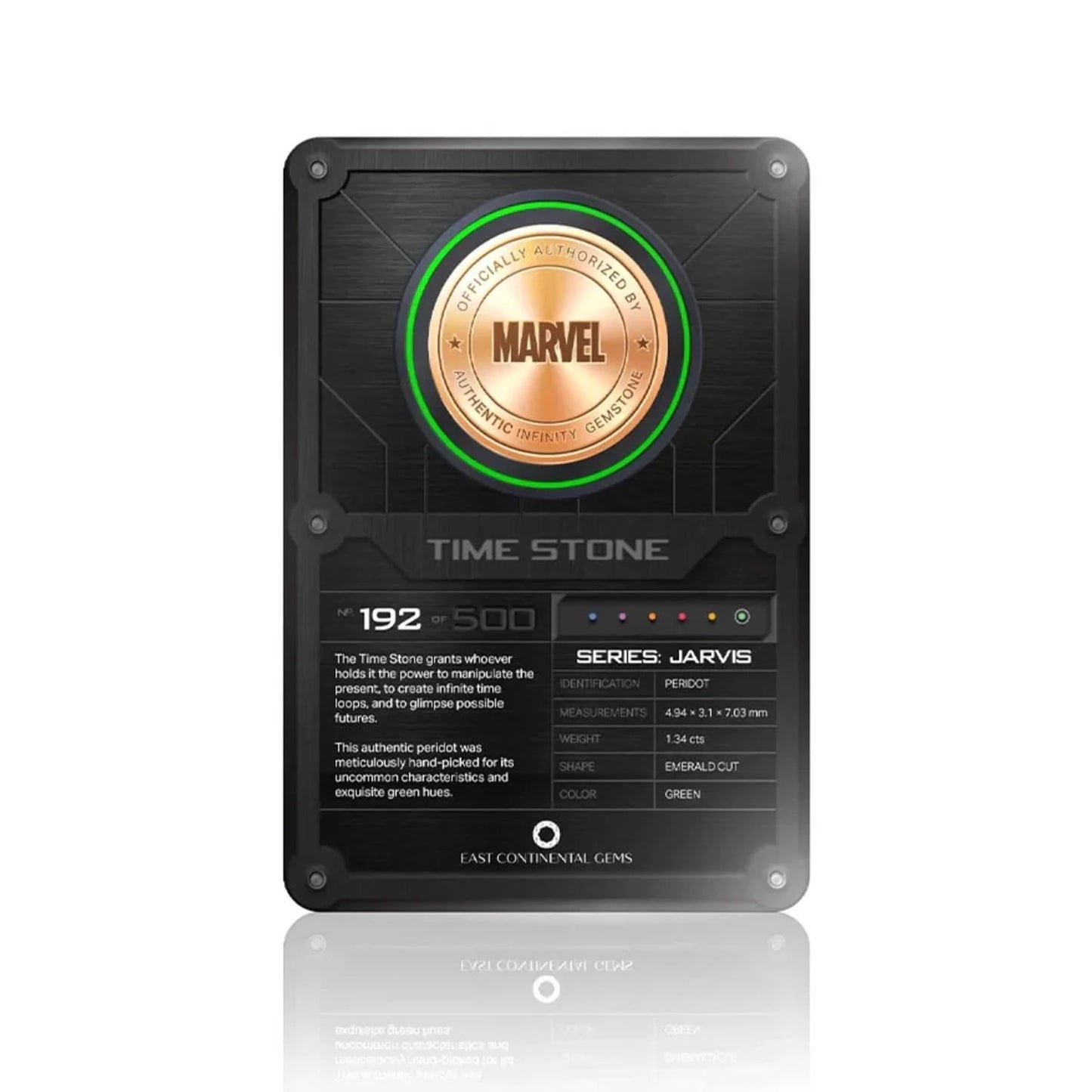 Infinity Saga Jarvis Series Time Stone Scaled Replica