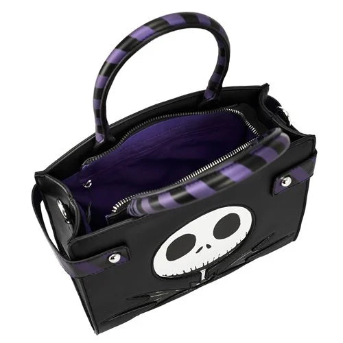 The Nightmare Before Christmas Jack Metallic Print Handbag