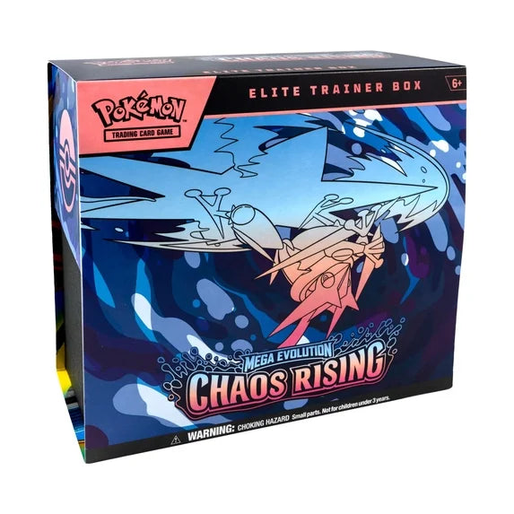 Pokémon Trading Card Game Mega Evolution Chaos Rising Elite Trailer Box