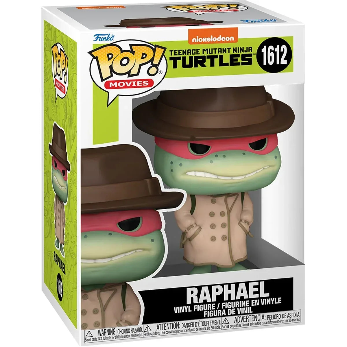 FUNKO POP! Movies: Teenage Mutant Ninja Turtles 1990 S2 - Raphael w/ Coat & Hat (TMNT) - Glass City Comics & Collectibles