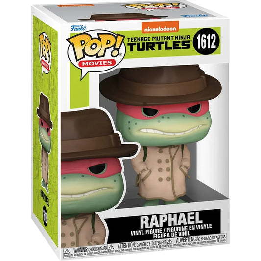 FUNKO POP! Movies: Teenage Mutant Ninja Turtles 1990 S2 - Raphael w/ Coat & Hat (TMNT) - Glass City Comics & Collectibles