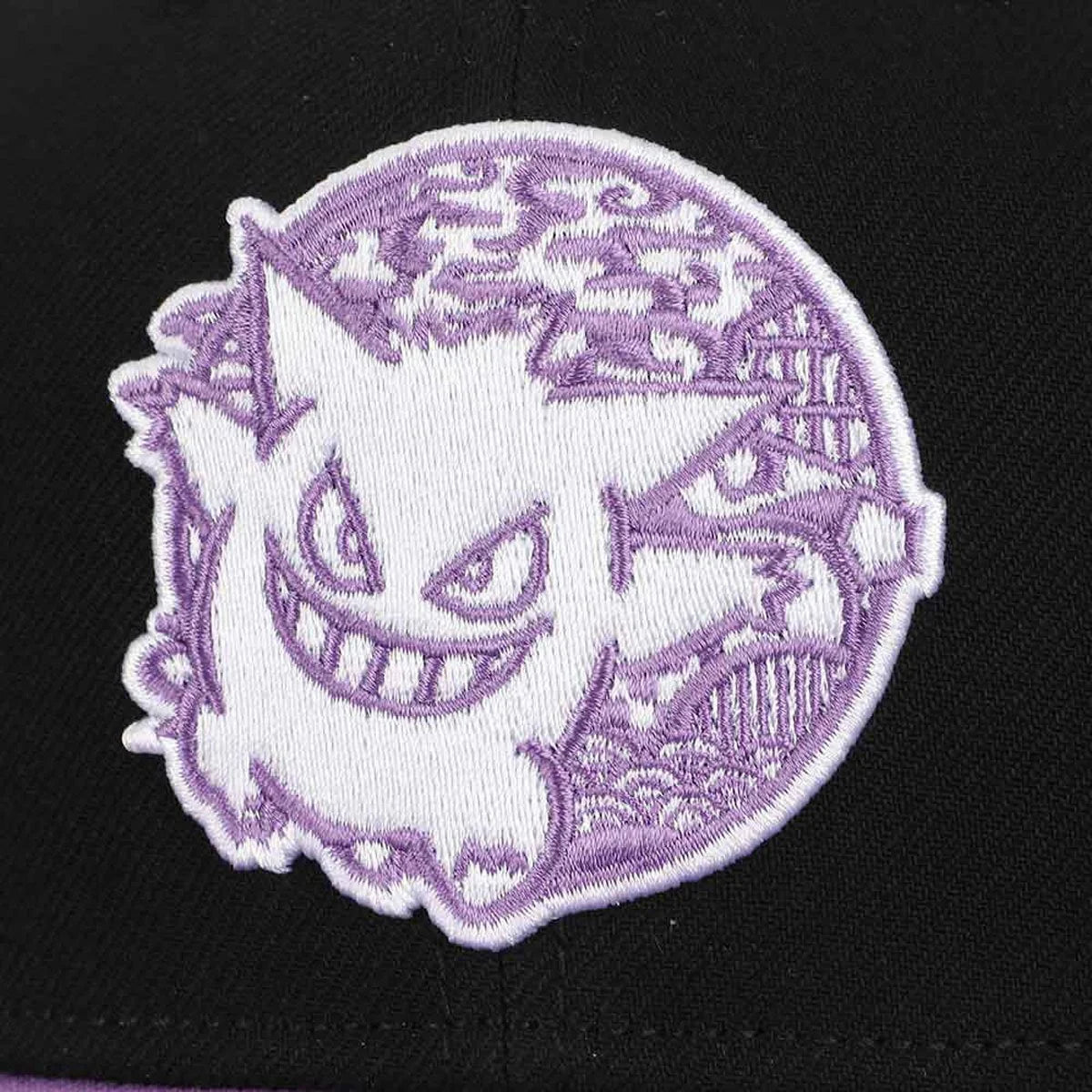 Pokemon Gengar Embroidered Flat Bill Snapback Hat