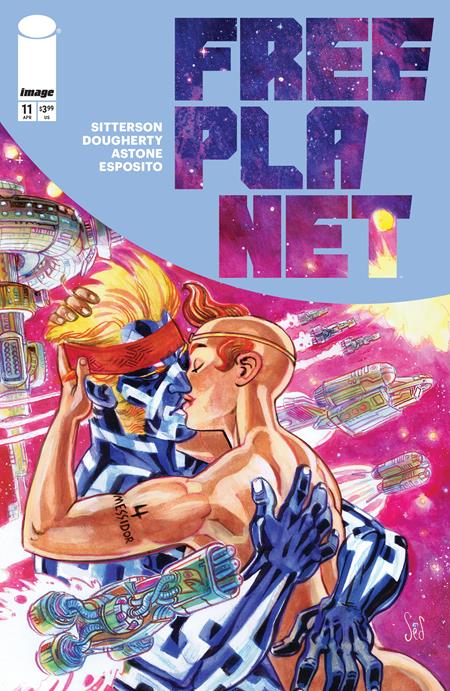 FREE PLANET #11 CVR A JED DOUGHERTY VF/NM