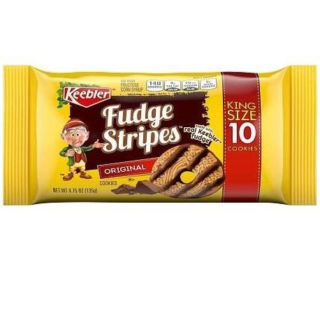 Keebler Fudge Stripes King Size Cookies