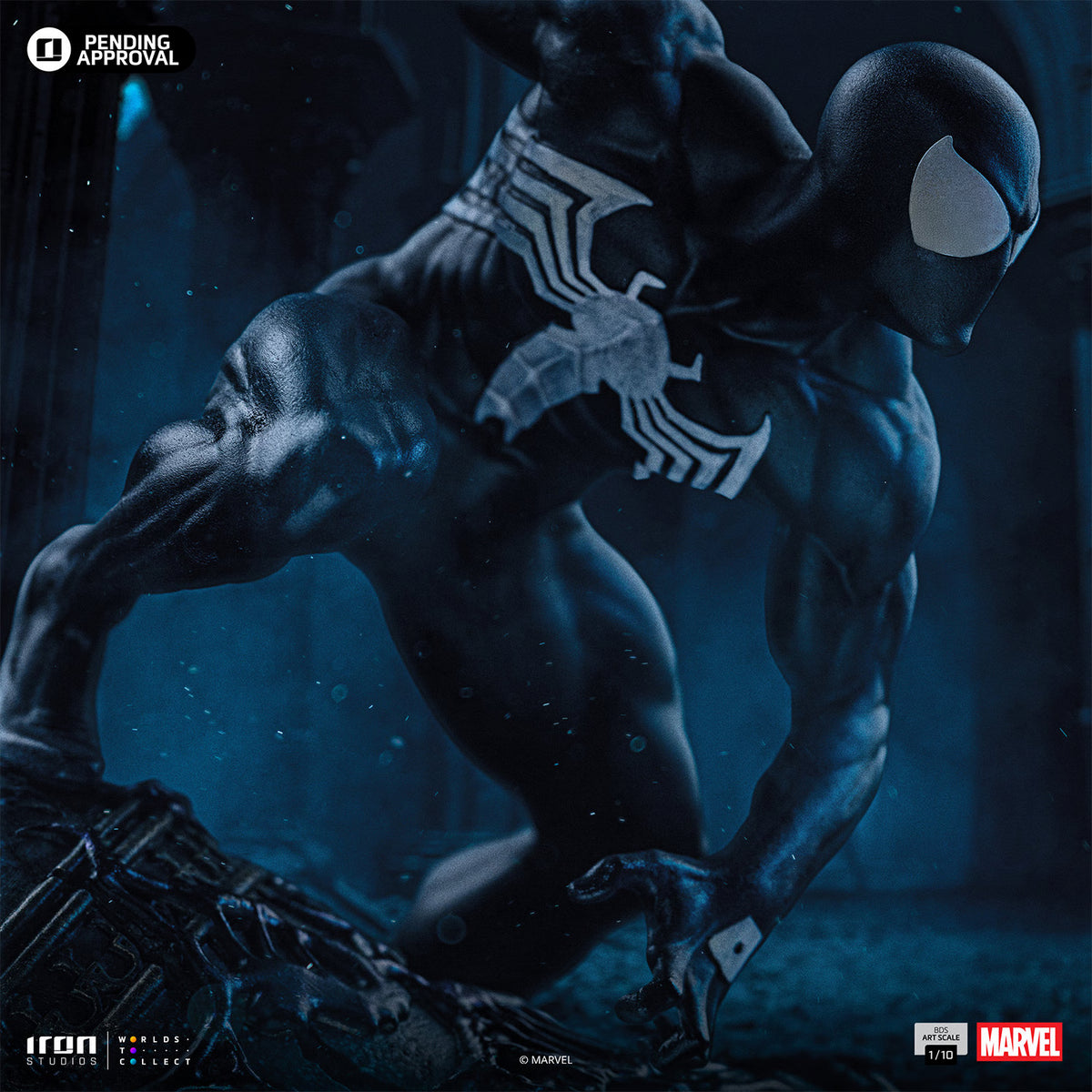 Spider-Man Black Suit BDS Art Scale 1:10 Statue by Iron Studios