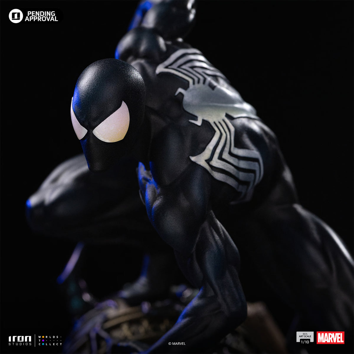 Spider-Man Black Suit BDS Art Scale 1:10 Statue by Iron Studios