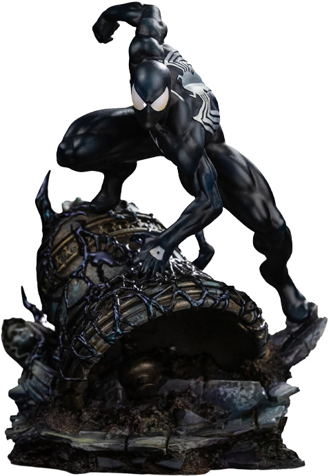 Spider-Man Black Suit BDS Art Scale 1:10 Statue by Iron Studios