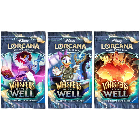 Disney Lorcana Trading Card Game Whispers in the Well Booster Pack