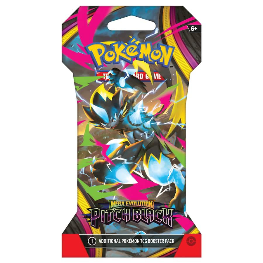 Pokémon Trading Card Game Mega Evolution Pitch Black Sleeved Booster Pack