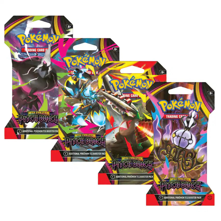 Pokémon Trading Card Game Mega Evolution Pitch Black Sleeved Booster Pack