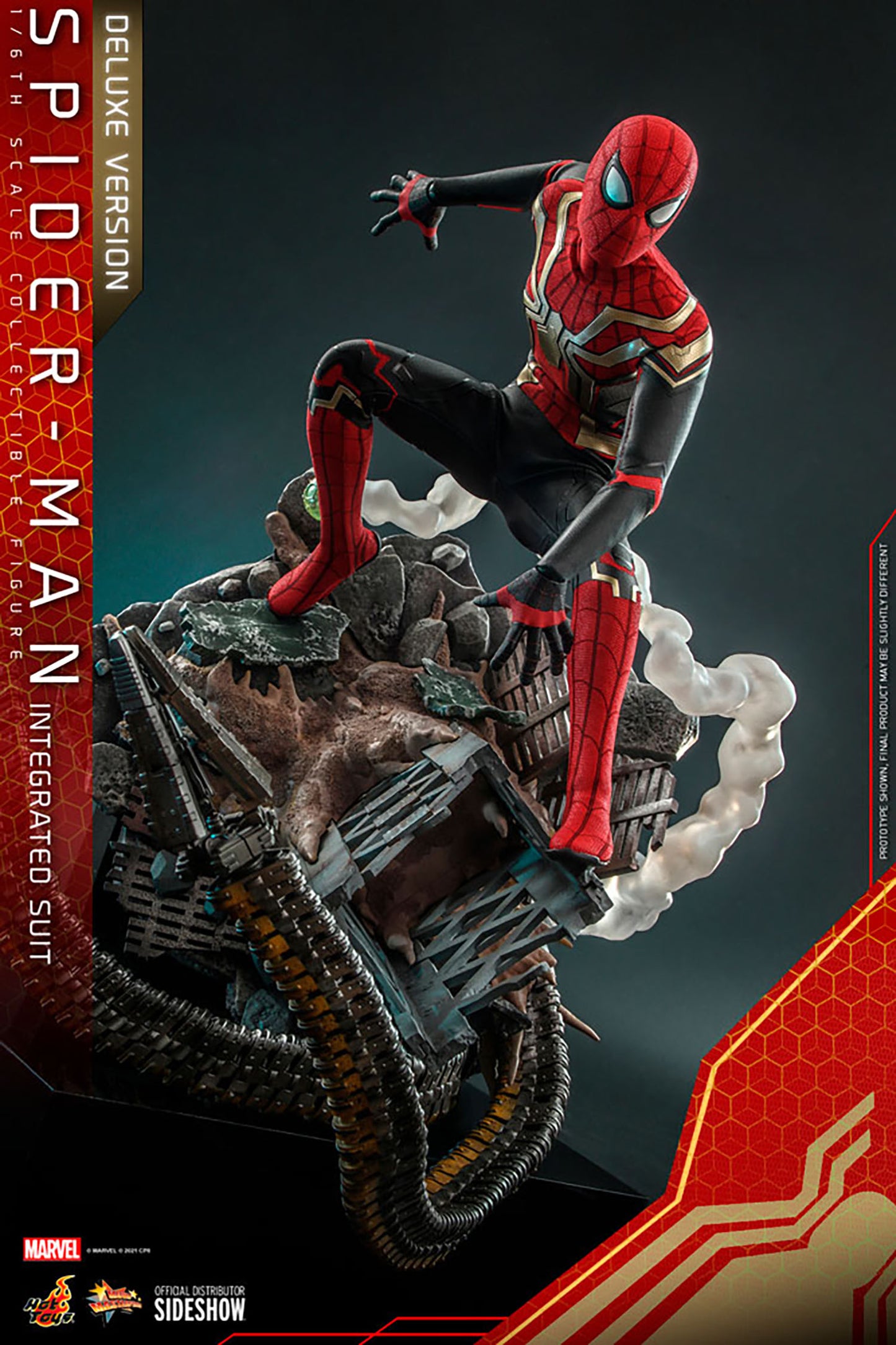 Spider-Man (Integrated Suit) Deluxe Version Sixth Scale Figure