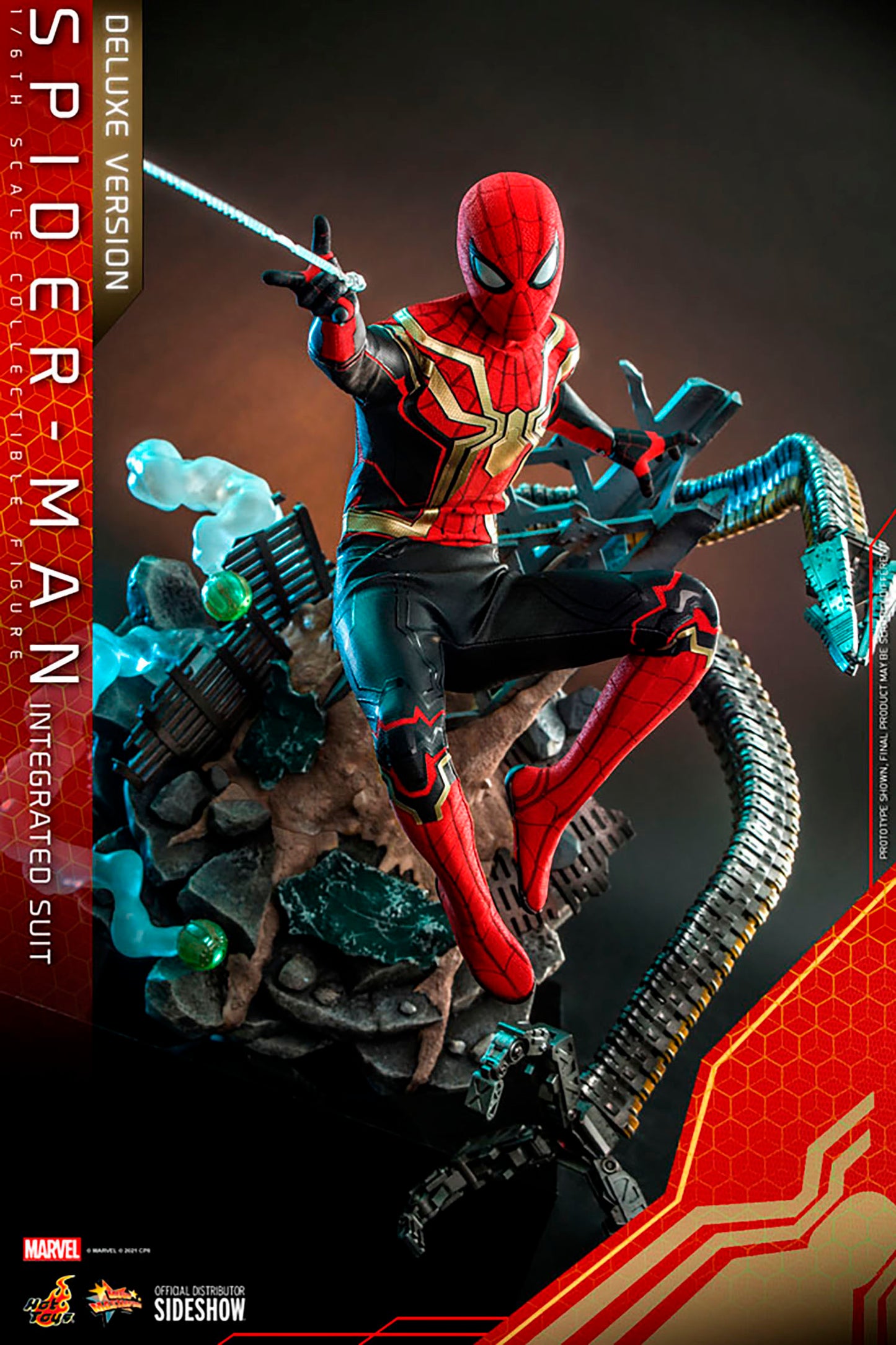 Spider-Man (Integrated Suit) Deluxe Version Sixth Scale Figure