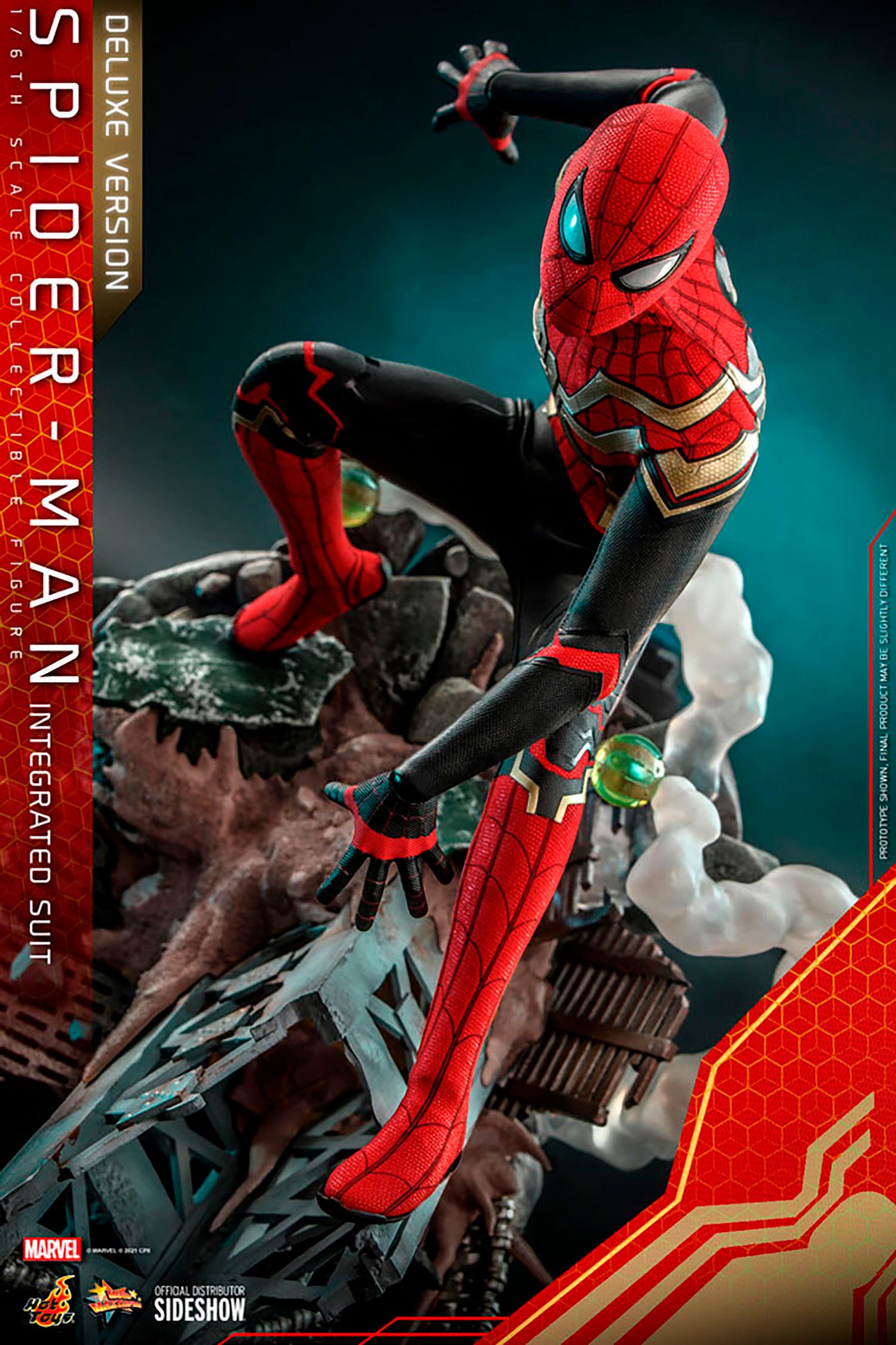 Spider-Man (Integrated Suit) Deluxe Version Sixth Scale Figure