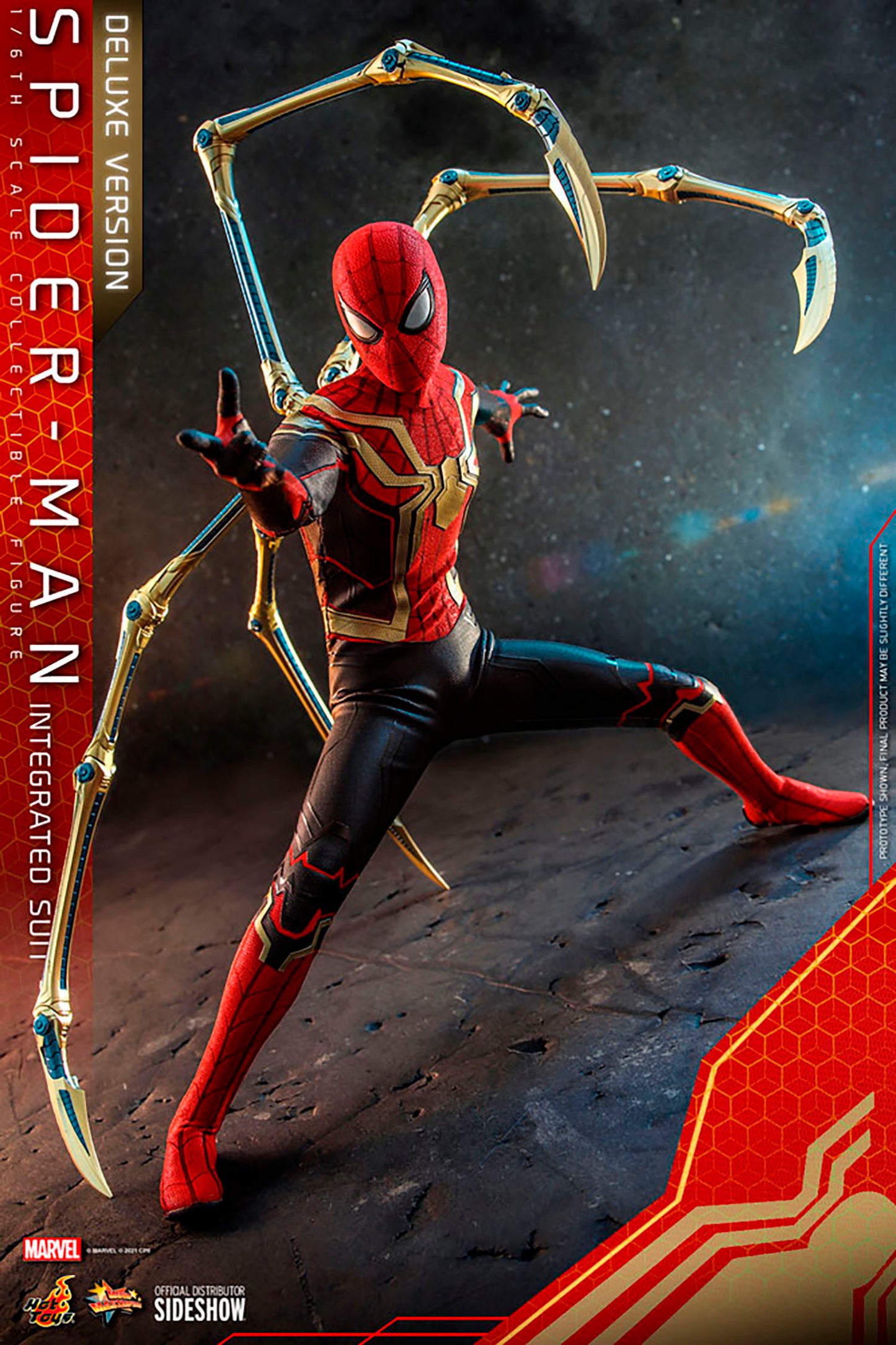 Spider-Man (Integrated Suit) Deluxe Version Sixth Scale Figure