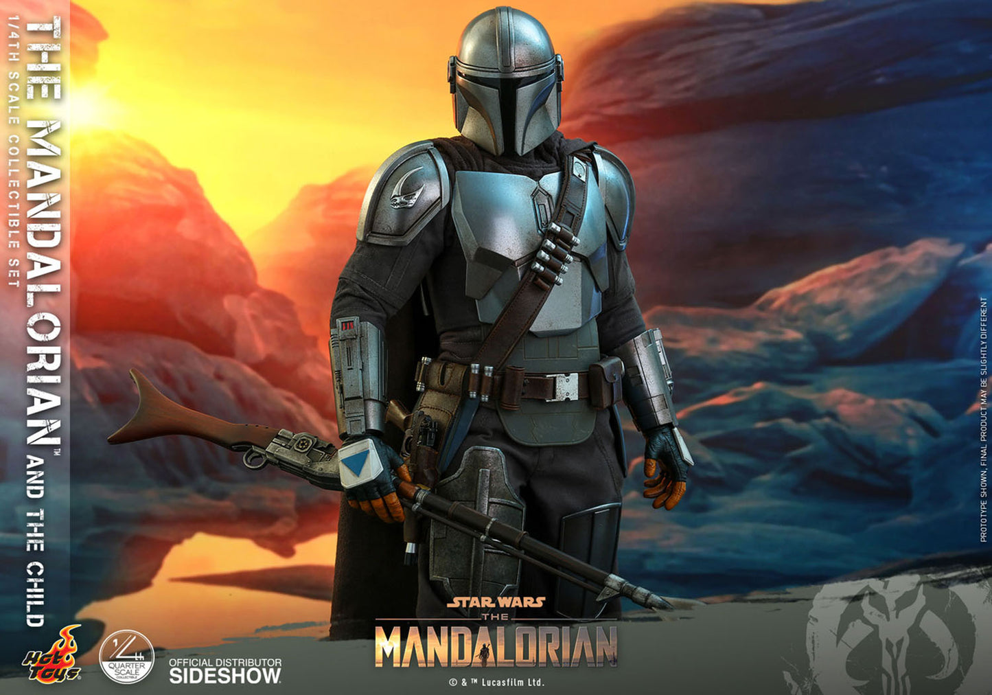 The Mandalorian and The Child Quarter Scale Collectible Set