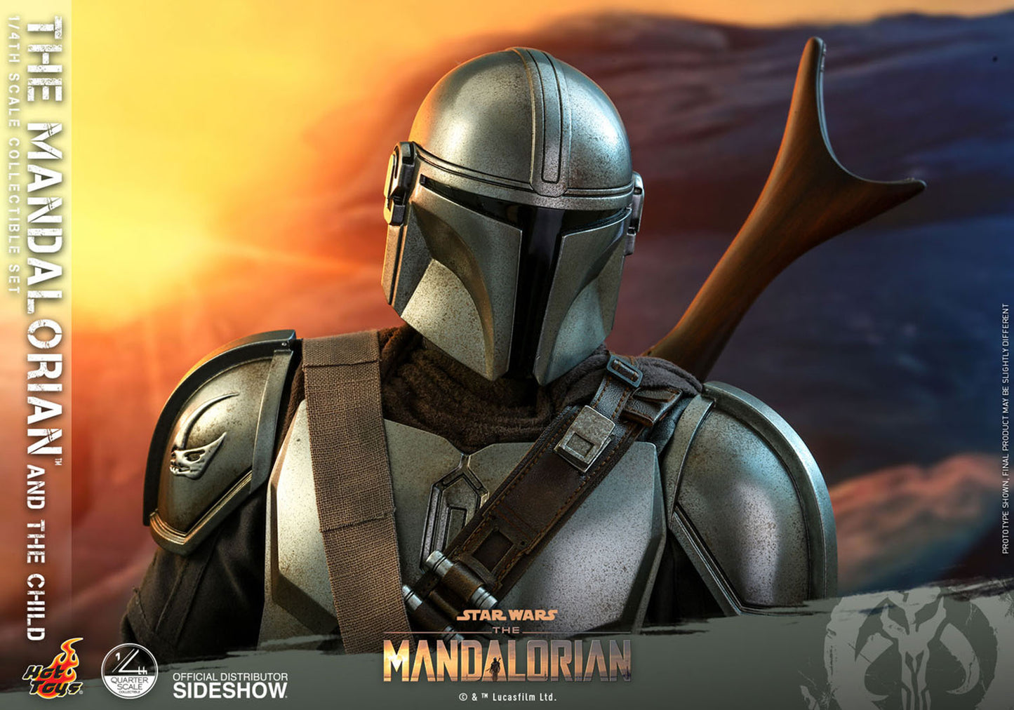 The Mandalorian and The Child Quarter Scale Collectible Set