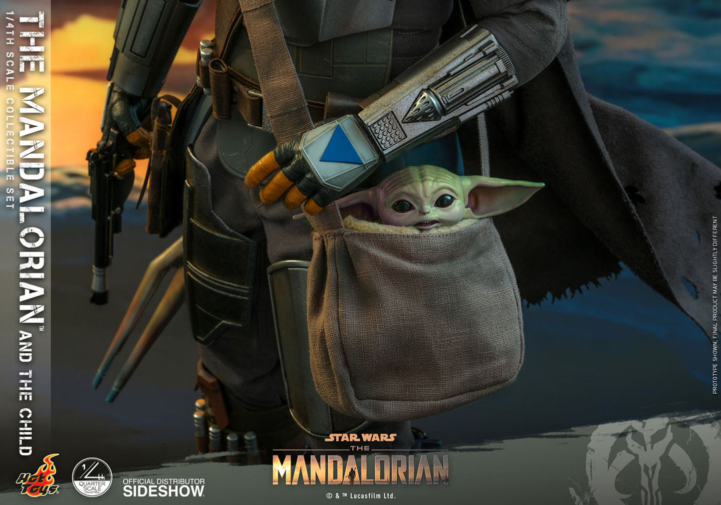 The Mandalorian and The Child Quarter Scale Collectible Set