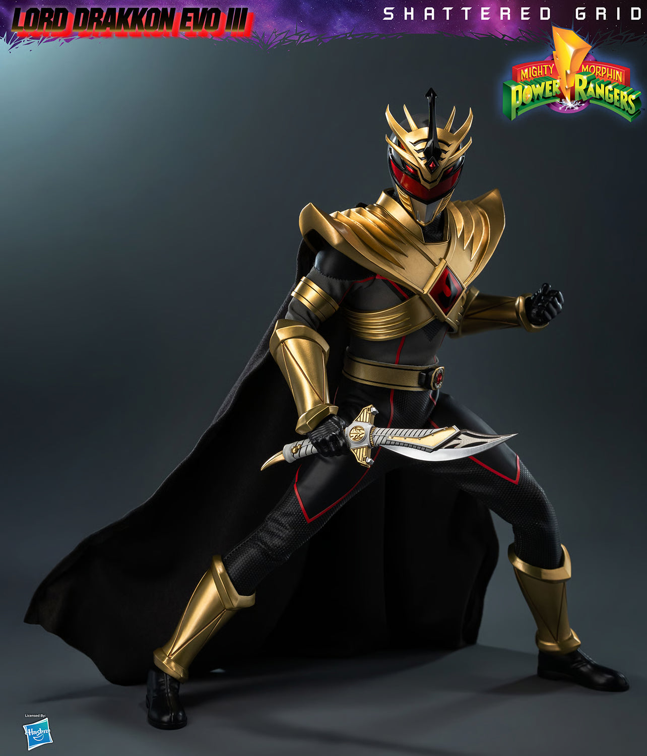 Mighty Morphin Power Rangers: Lord Drakkon Evo III FigZero 1/6 Scale Figure by Threezero