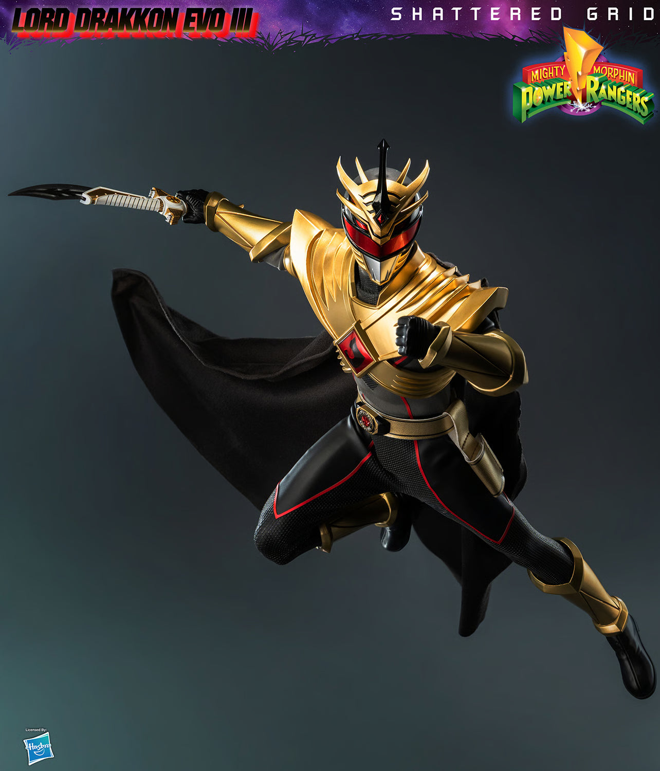 Mighty Morphin Power Rangers: Lord Drakkon Evo III FigZero 1/6 Scale Figure by Threezero