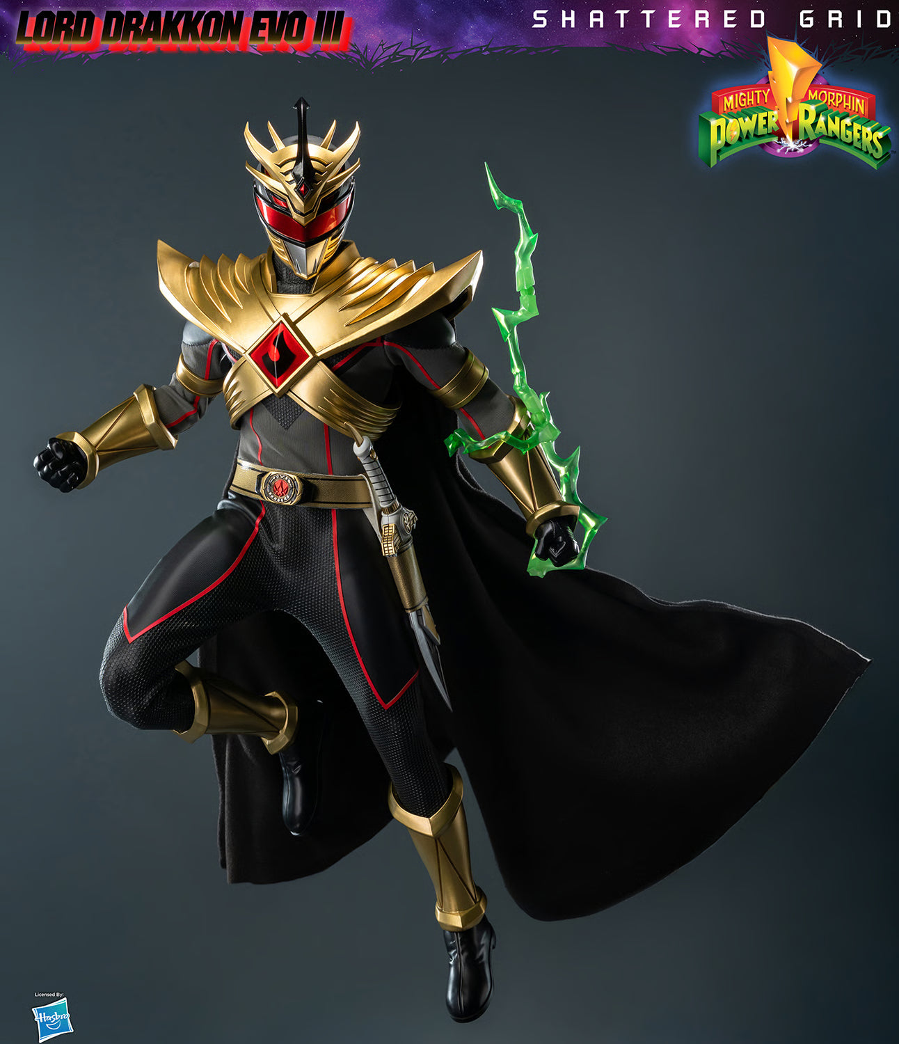 Mighty Morphin Power Rangers: Lord Drakkon Evo III FigZero 1/6 Scale Figure by Threezero