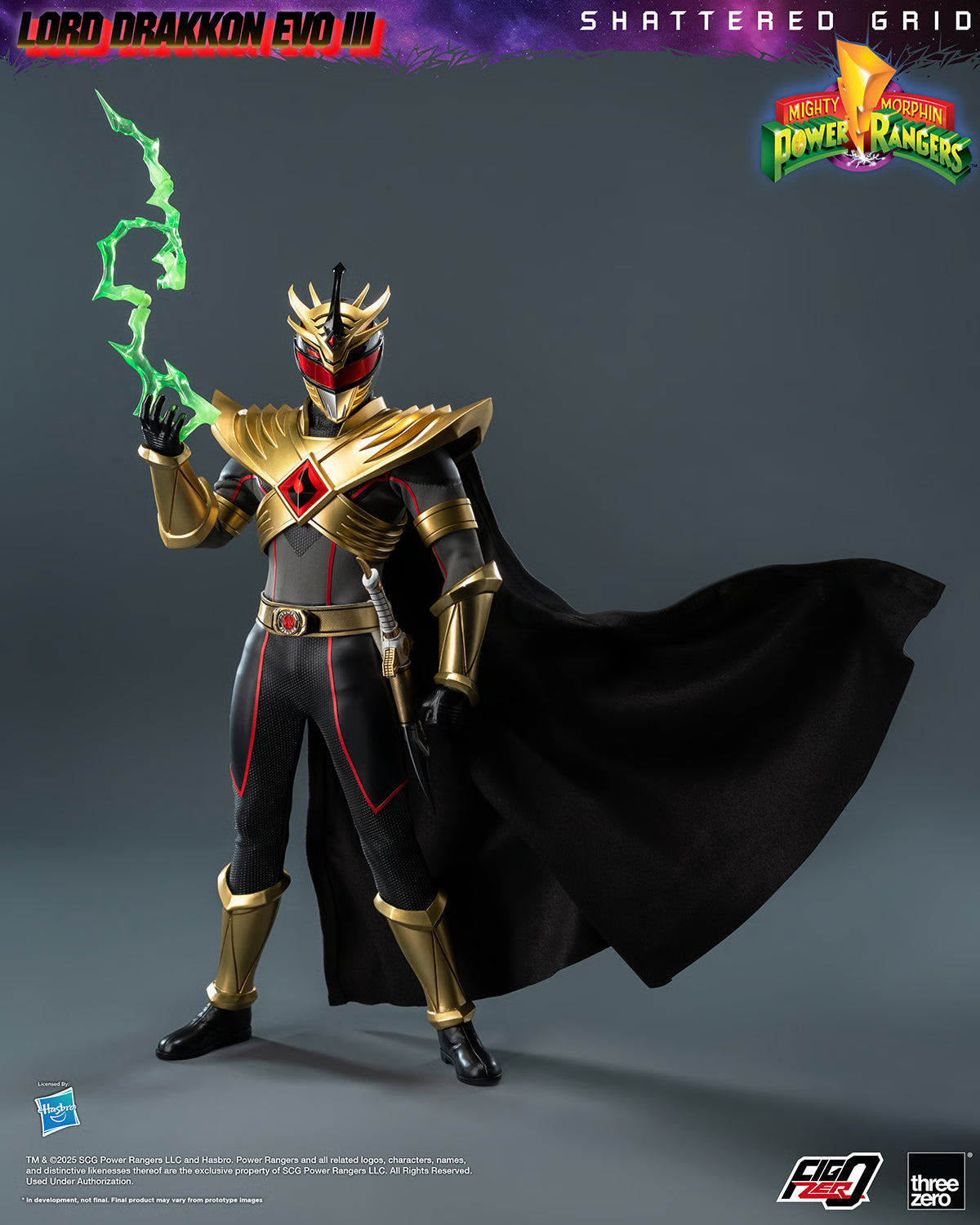 Mighty Morphin Power Rangers: Lord Drakkon Evo III FigZero 1/6 Scale Figure by Threezero