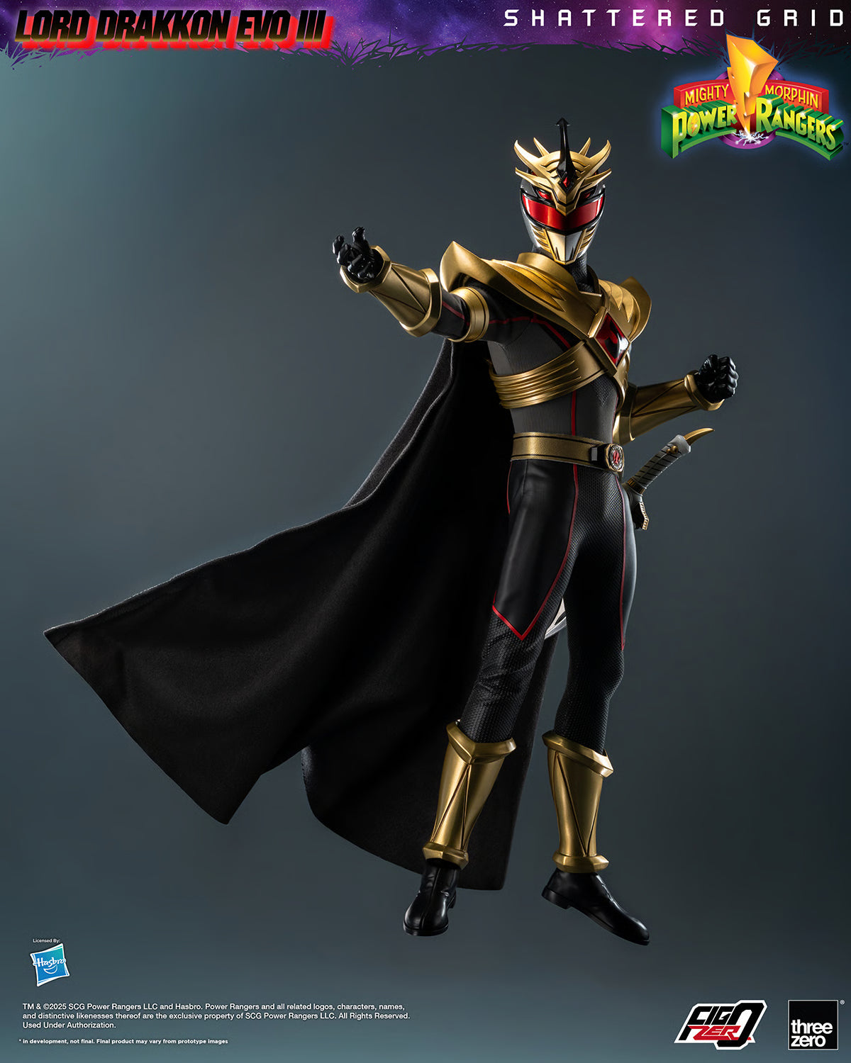 Mighty Morphin Power Rangers: Lord Drakkon Evo III FigZero 1/6 Scale Figure by Threezero