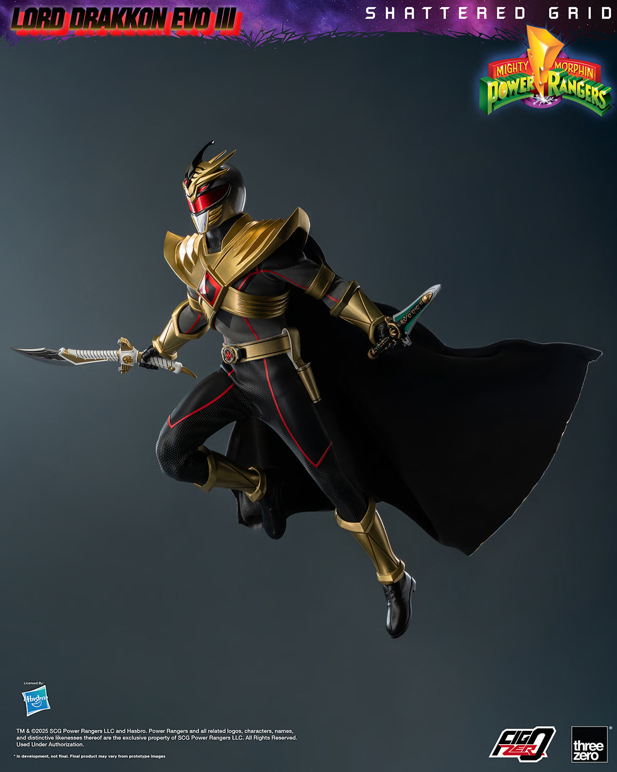 Mighty Morphin Power Rangers: Lord Drakkon Evo III FigZero 1/6 Scale Figure by Threezero