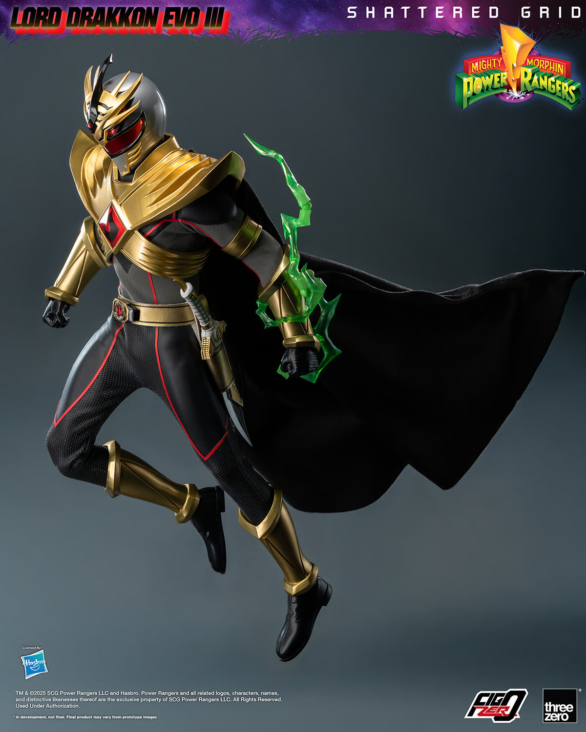 Mighty Morphin Power Rangers: Lord Drakkon Evo III FigZero 1/6 Scale Figure by Threezero