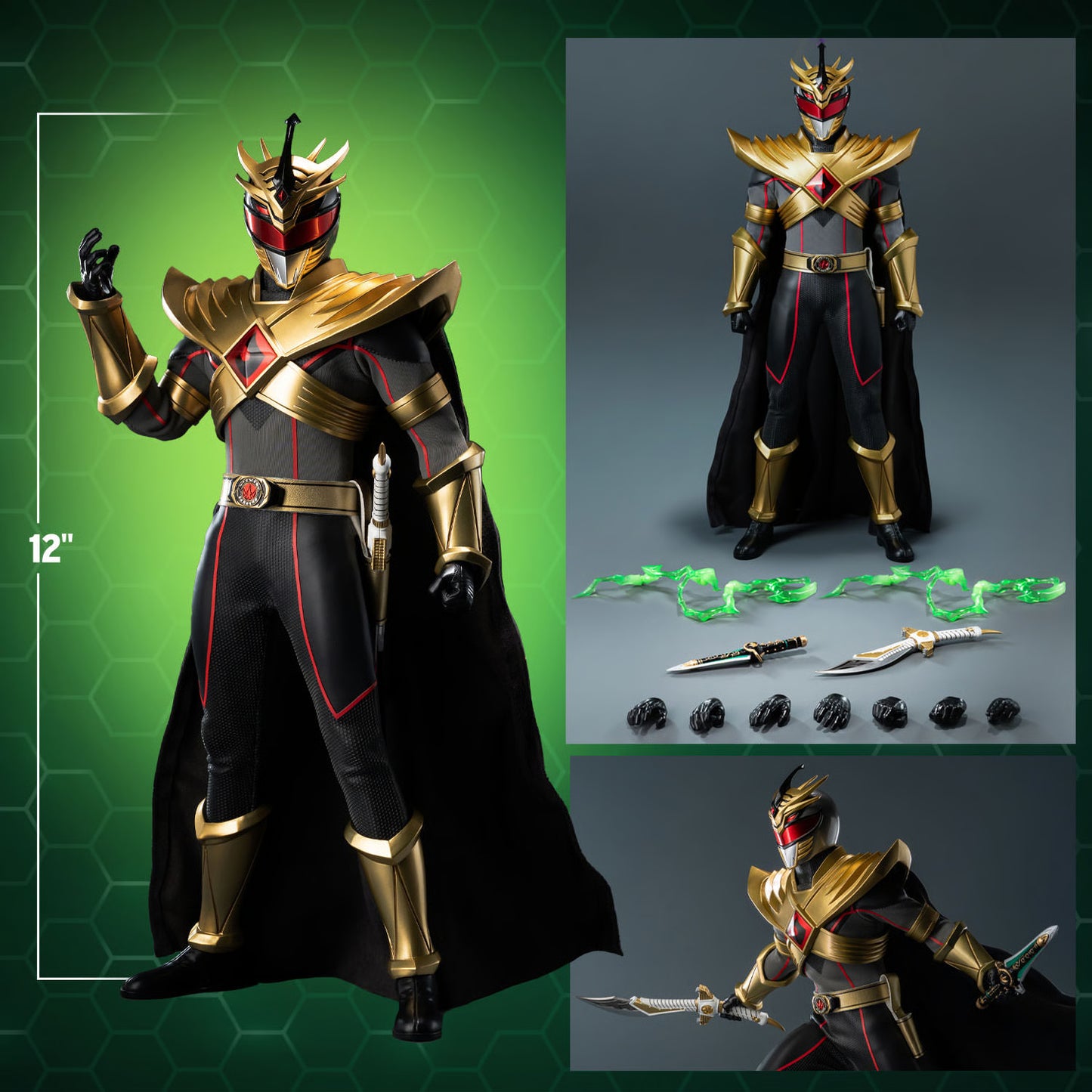 Mighty Morphin Power Rangers: Lord Drakkon Evo III FigZero 1/6 Scale Figure by Threezero